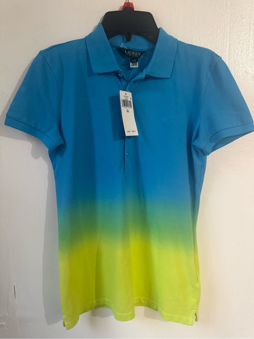 Lauren Ralph Lauren Turquoise Polo Shirt with Chest Logo